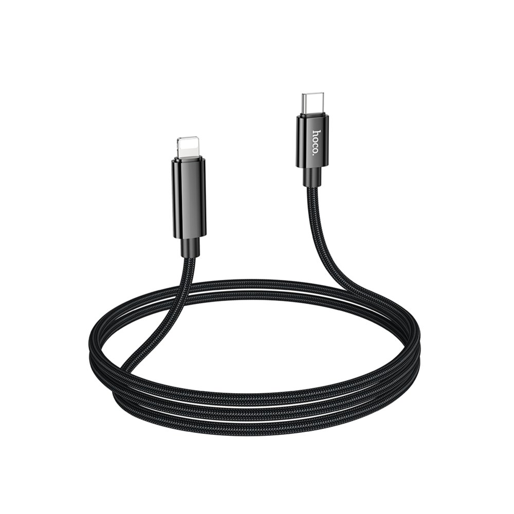 Hoco Benefit 1.2 Type-C to Lightning Kablo-Siyah 6942007611879