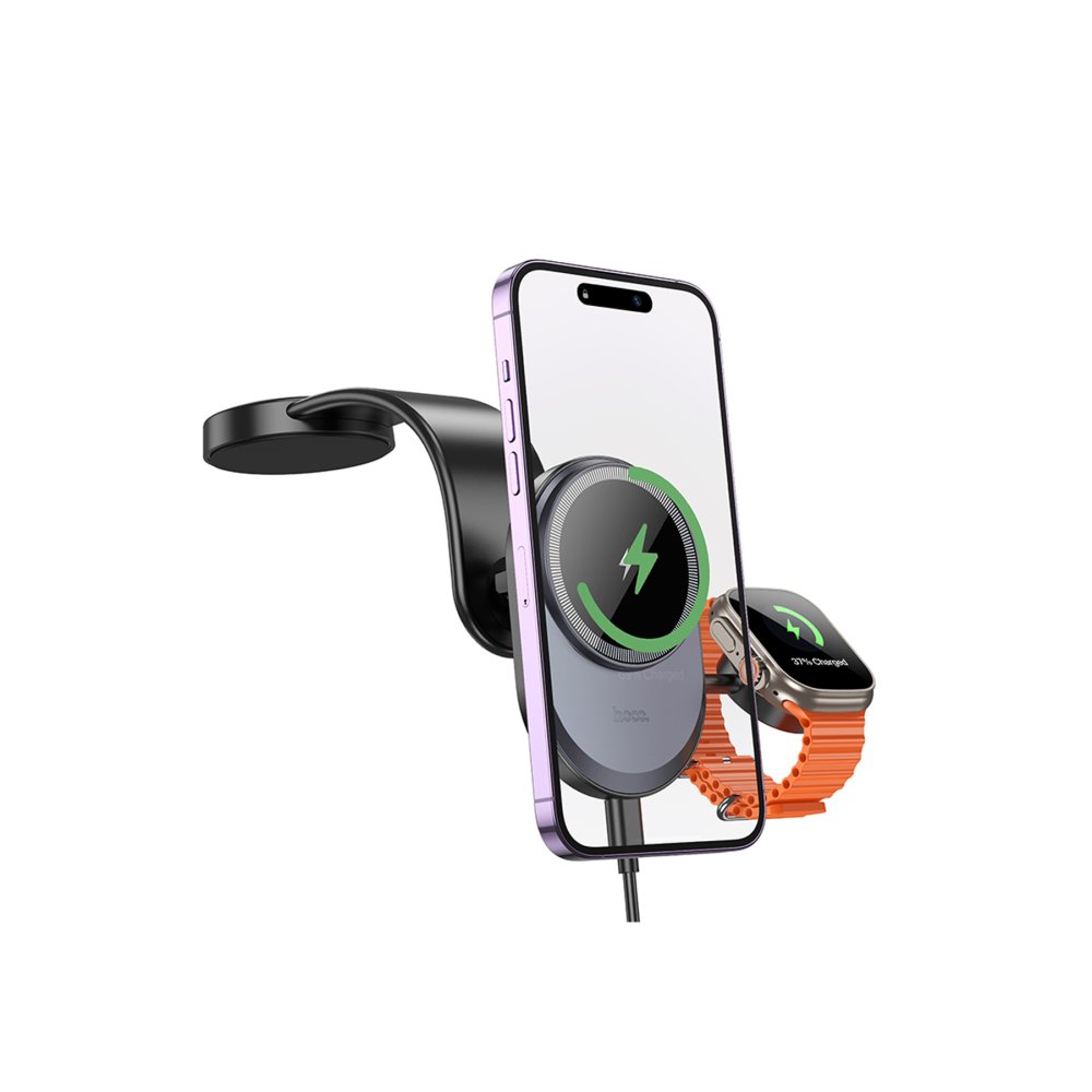Hoco Excelso MagSafe 15W iPhone 2.5W Watch Şarjı 6942007630566