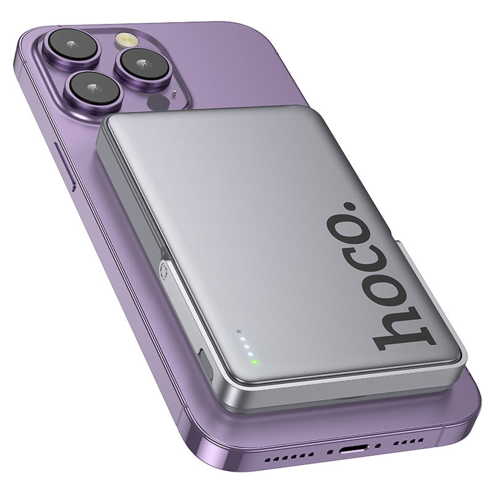 Hoco Sunlight 5.000 mAh PD Magsafe Powerbank - Gri 6942007644884