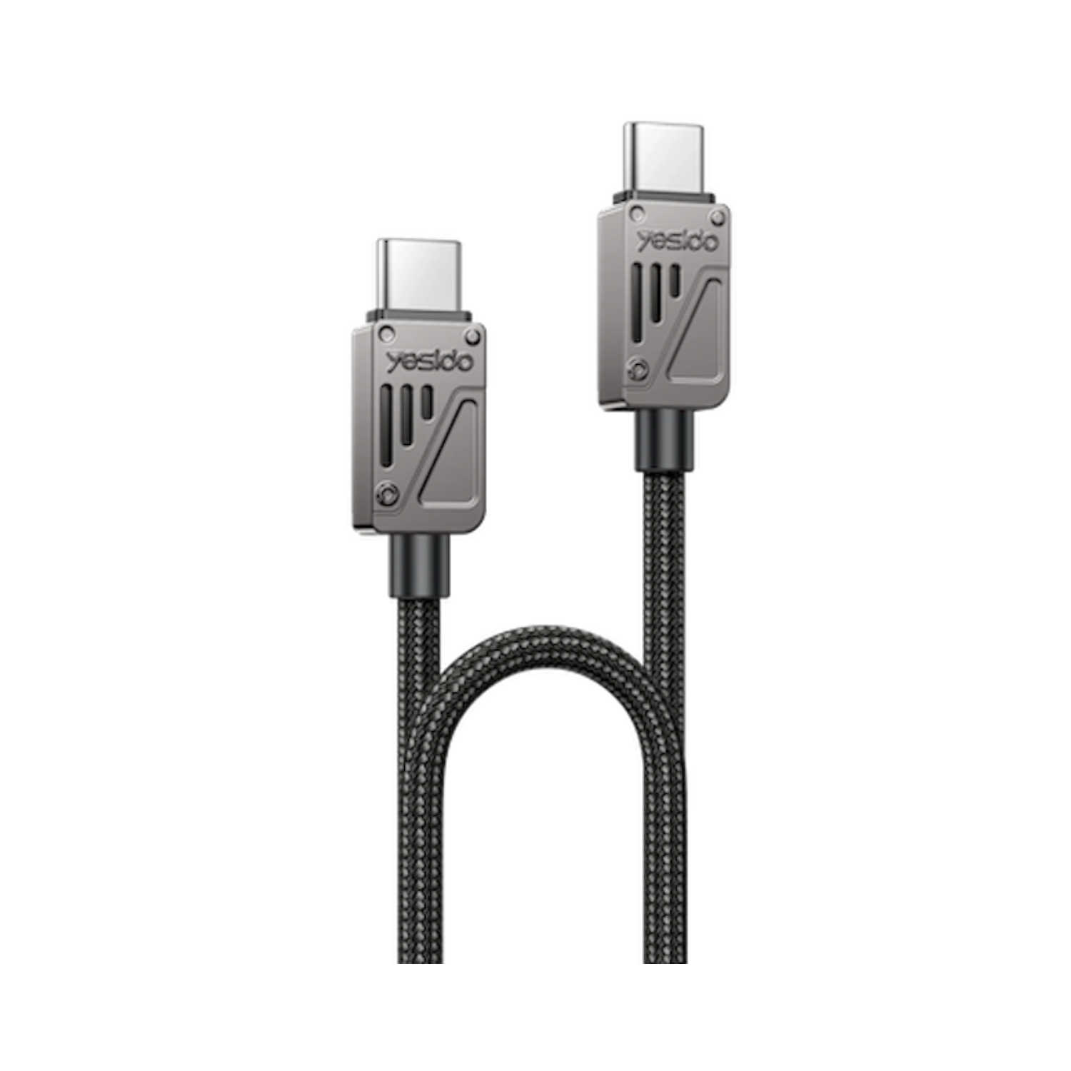 Yesido Car Play Uyumlu 60W Type-C Kablo 1.2M Siyah 6942314410318