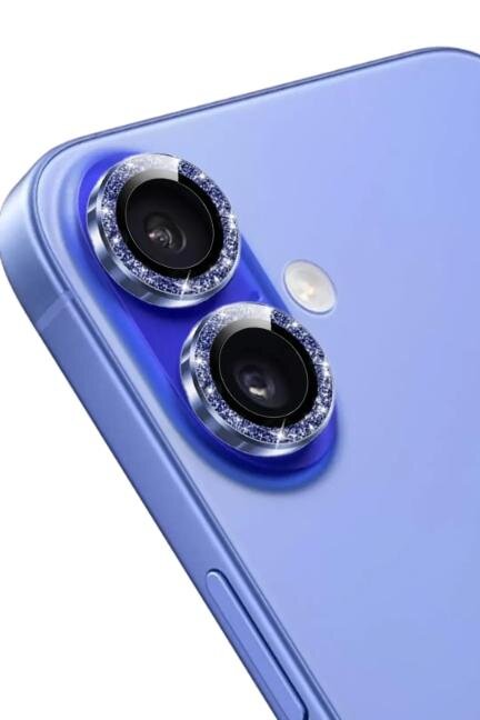 Keephone iPhone 16 Maria Lens Koruyucu - Mavi 6942384818304