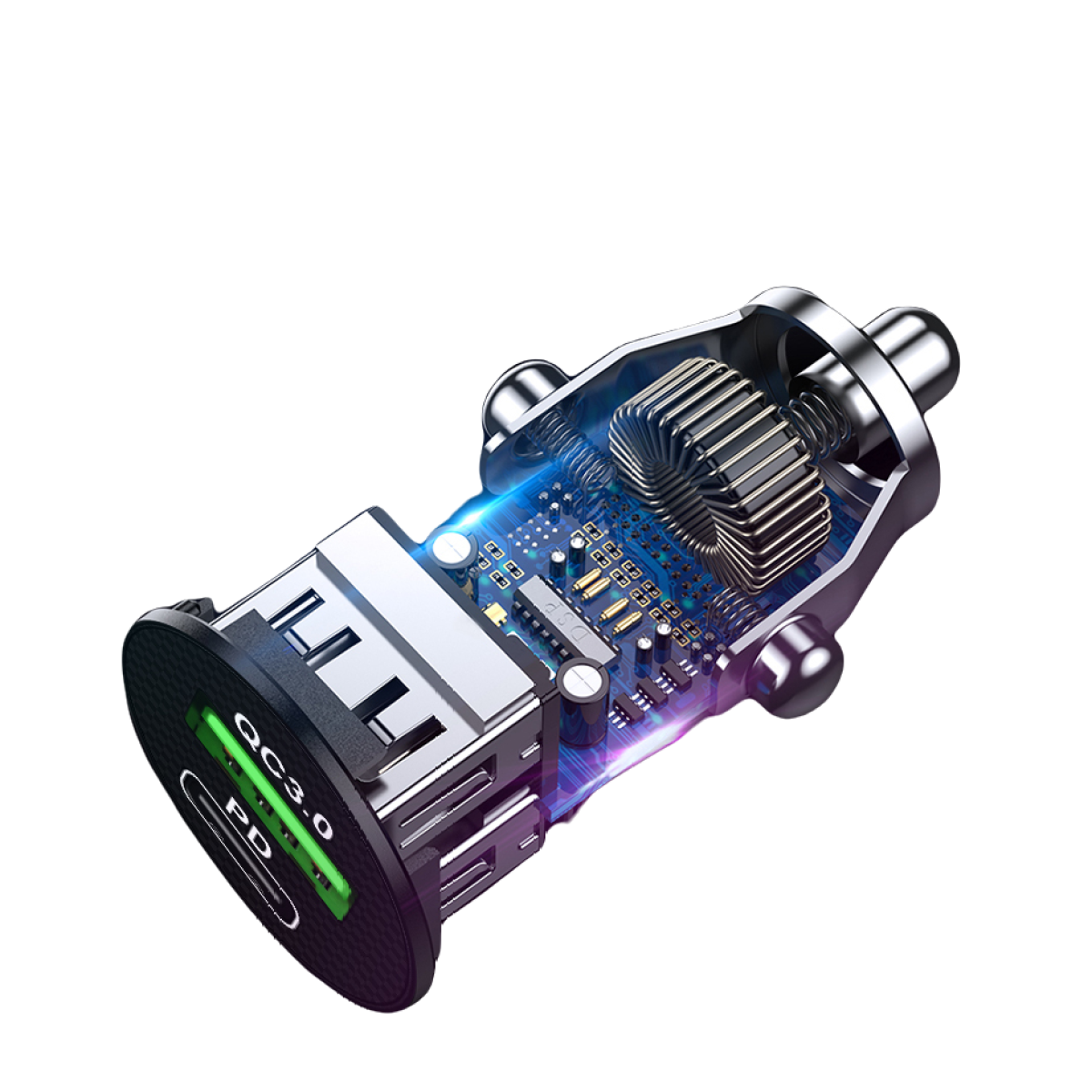 Piili 20W Pd/Usb Araç İçi Sarj Başlığı - Siyah 6944629128353