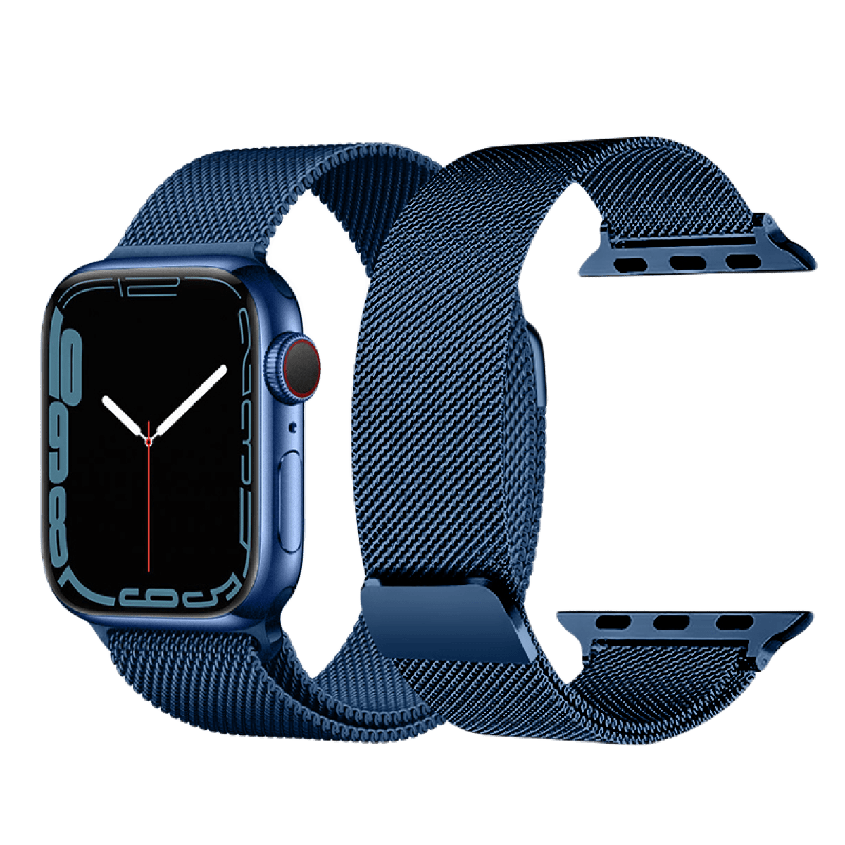 Piili Apple Watch Metal Kayış 42/44/45 - Mavi 6944629143455