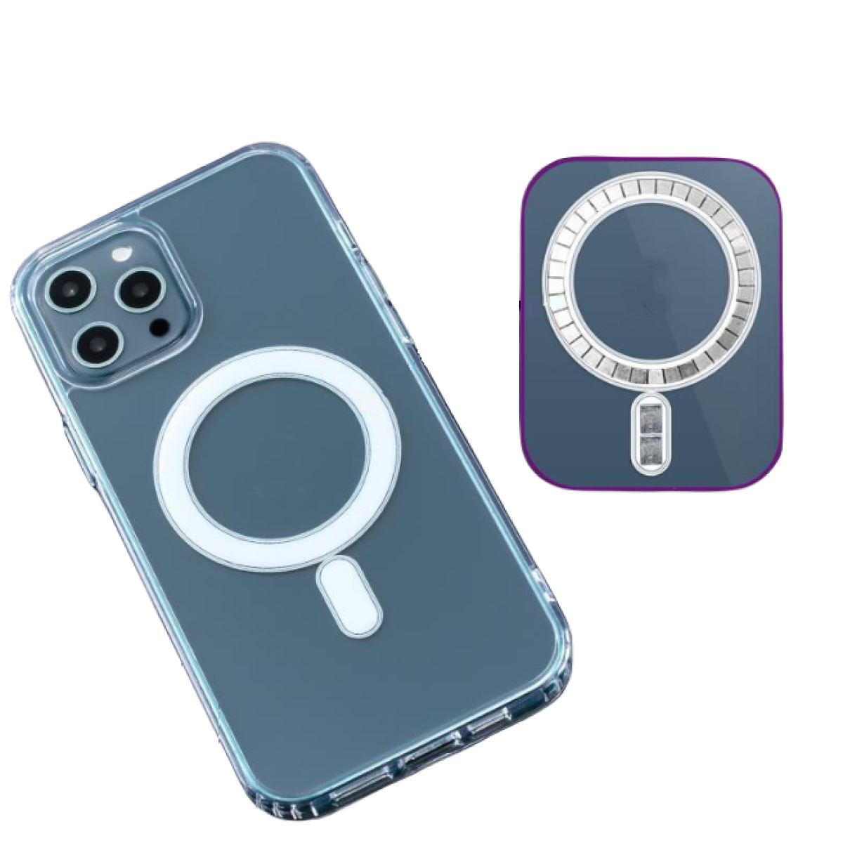 Piili iPhone 14 Magsafe Kılıf - Şeffaf 6944629146777