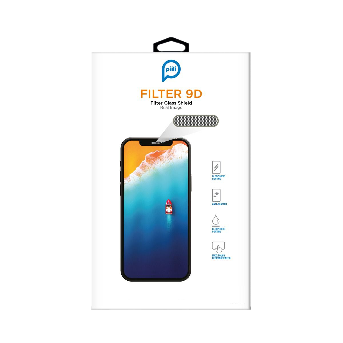 Piili iPhone 14 Plus Toz Filtreli  Ekran Koruyucu 6944629147279