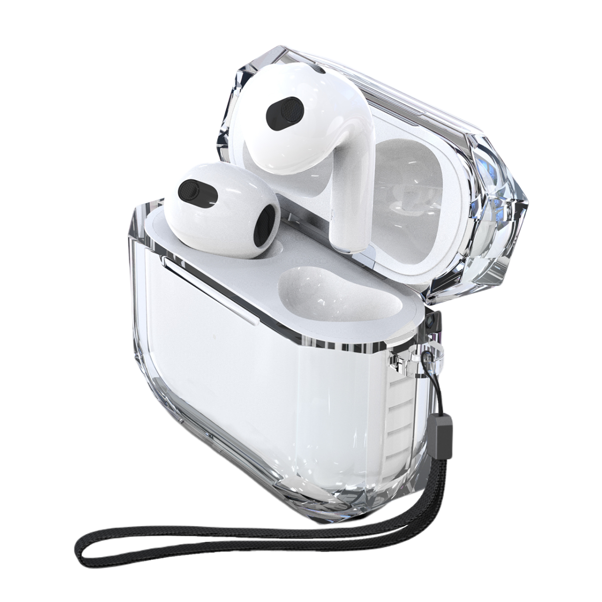 Piili Airpods Pro 2 Fit Strap Kılıf - Beyaz 6944629151177