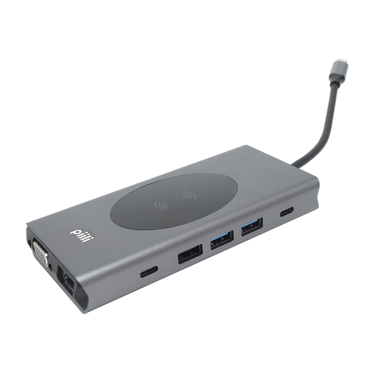 Piili 13 Port Dönüştürücü ve Kablosuz Şarj 6944629151252