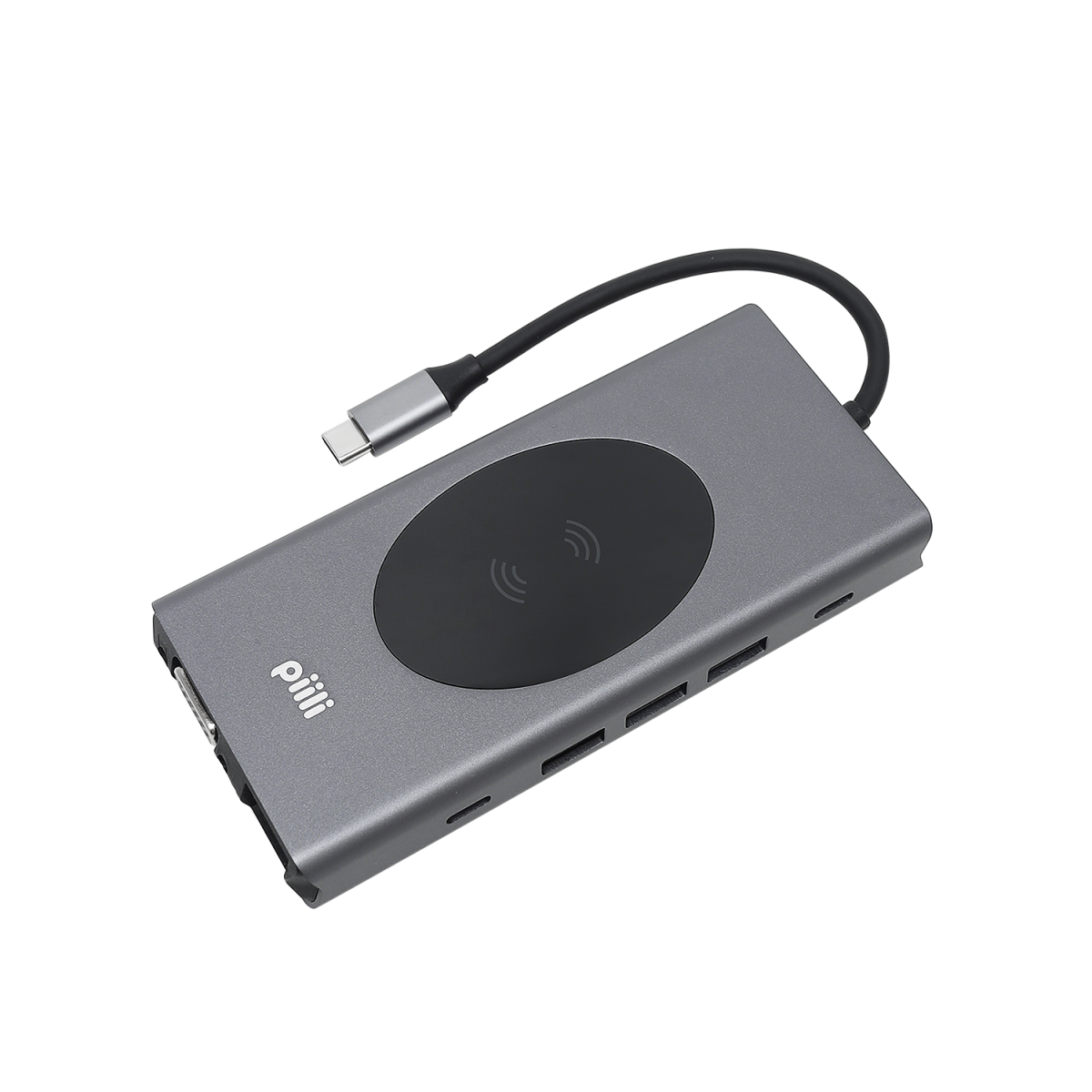 Piili 13 Port Dönüştürücü ve Kablosuz Şarj 6944629151252