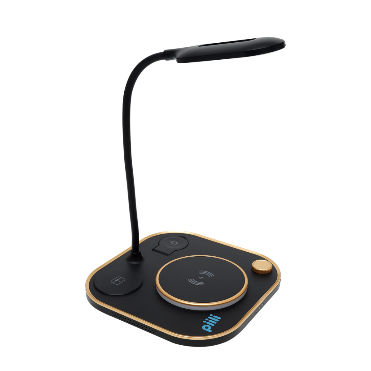 Piili 4 in 1 Led Işıklı Manyetik Şarj Cihazı-Siyah 6944629151276