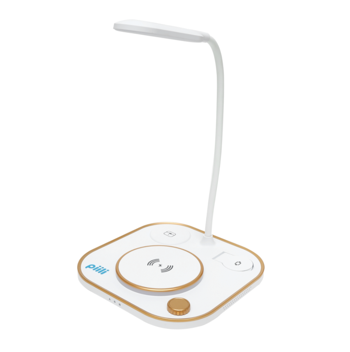 Piili 4 in 1 Led Işıklı Manyetik Şarj Cihazı-Beyaz 6944629151399