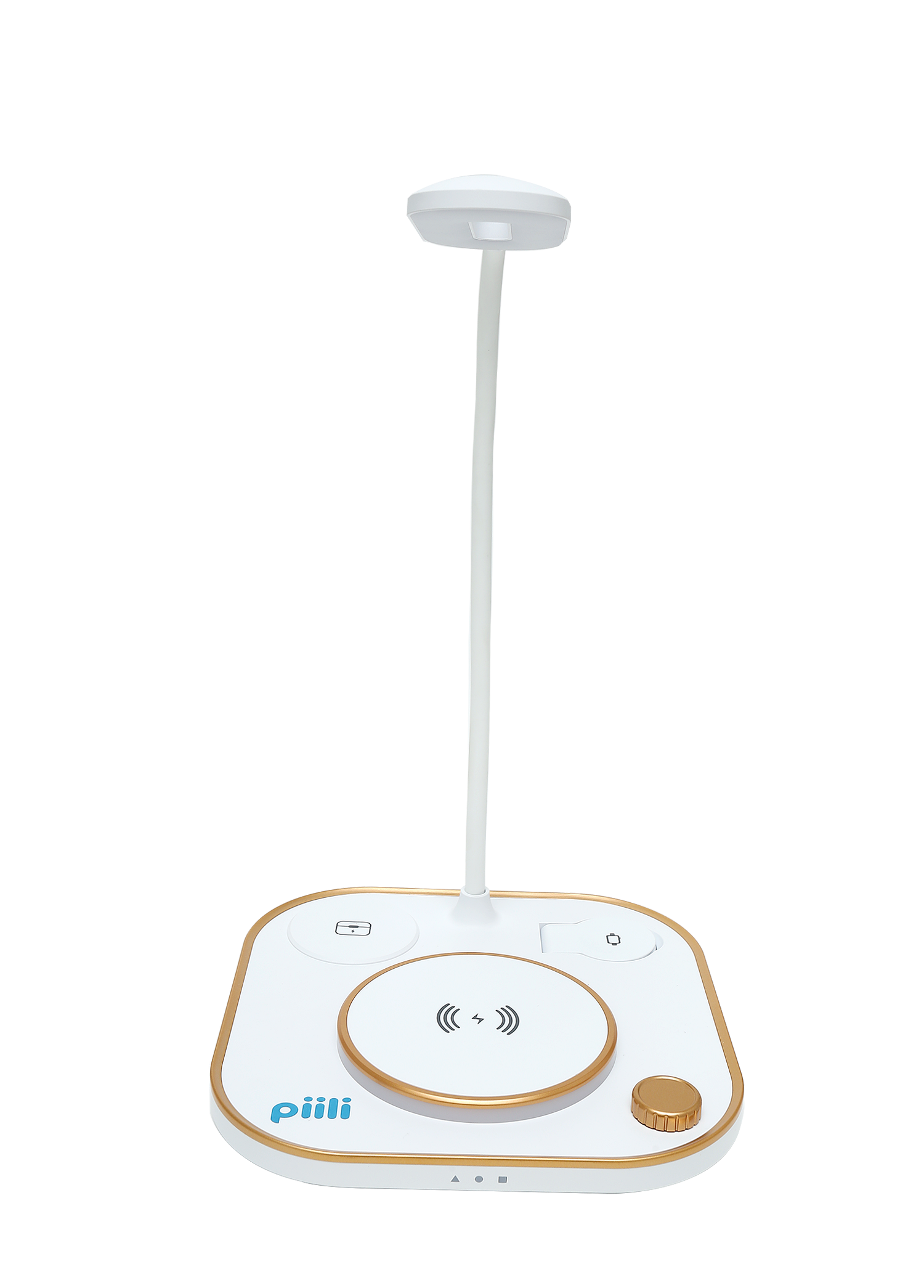 Piili 4 in 1 Led Işıklı Manyetik Şarj Cihazı-Beyaz 6944629151399