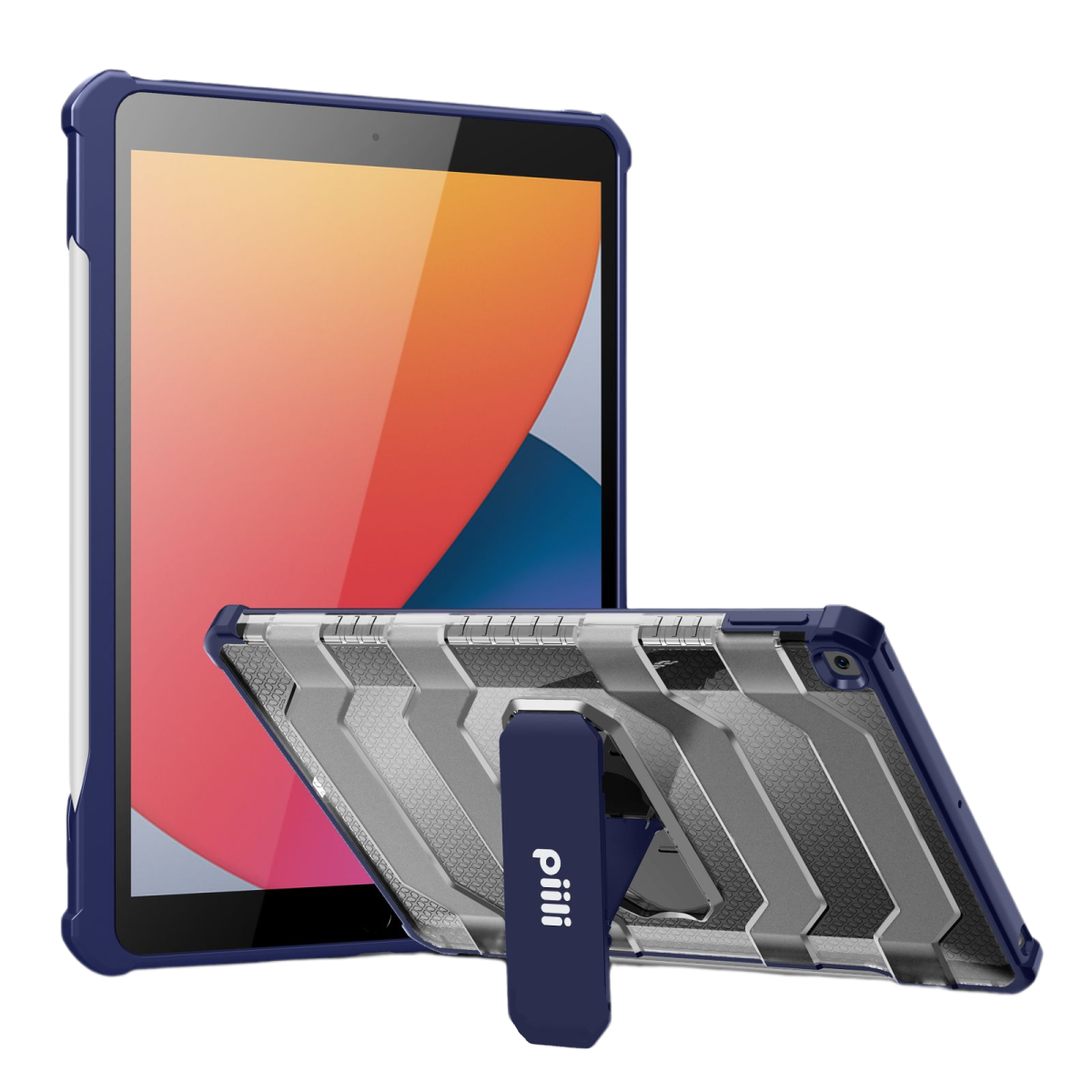 Piili iPad 9.Nesil 10.2 Armor Kılıf - Mavi 6944629153799