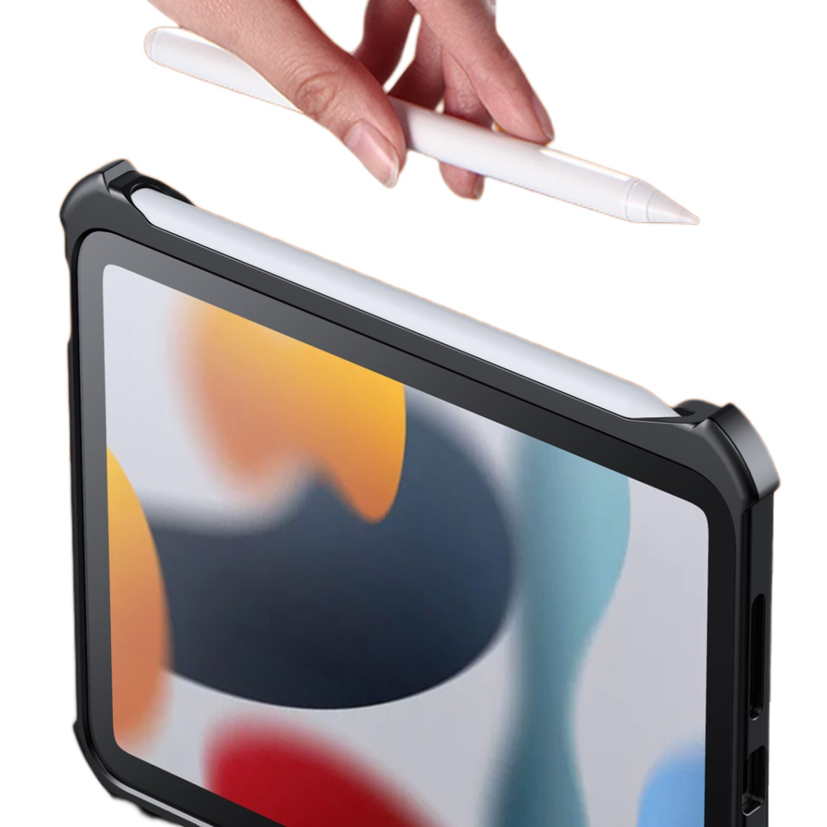 Piili iPad Mini 6. Nesil Armor Kılıf - Siyah 6944629153812