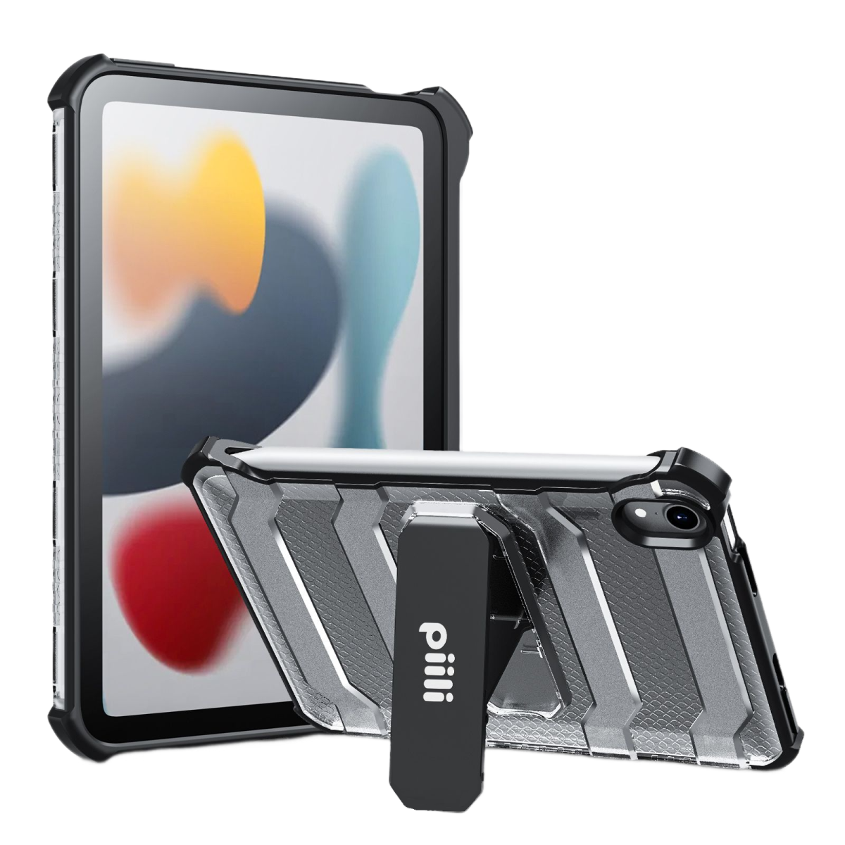 Piili iPad Mini 6. Nesil Armor Kılıf - Siyah 6944629153812