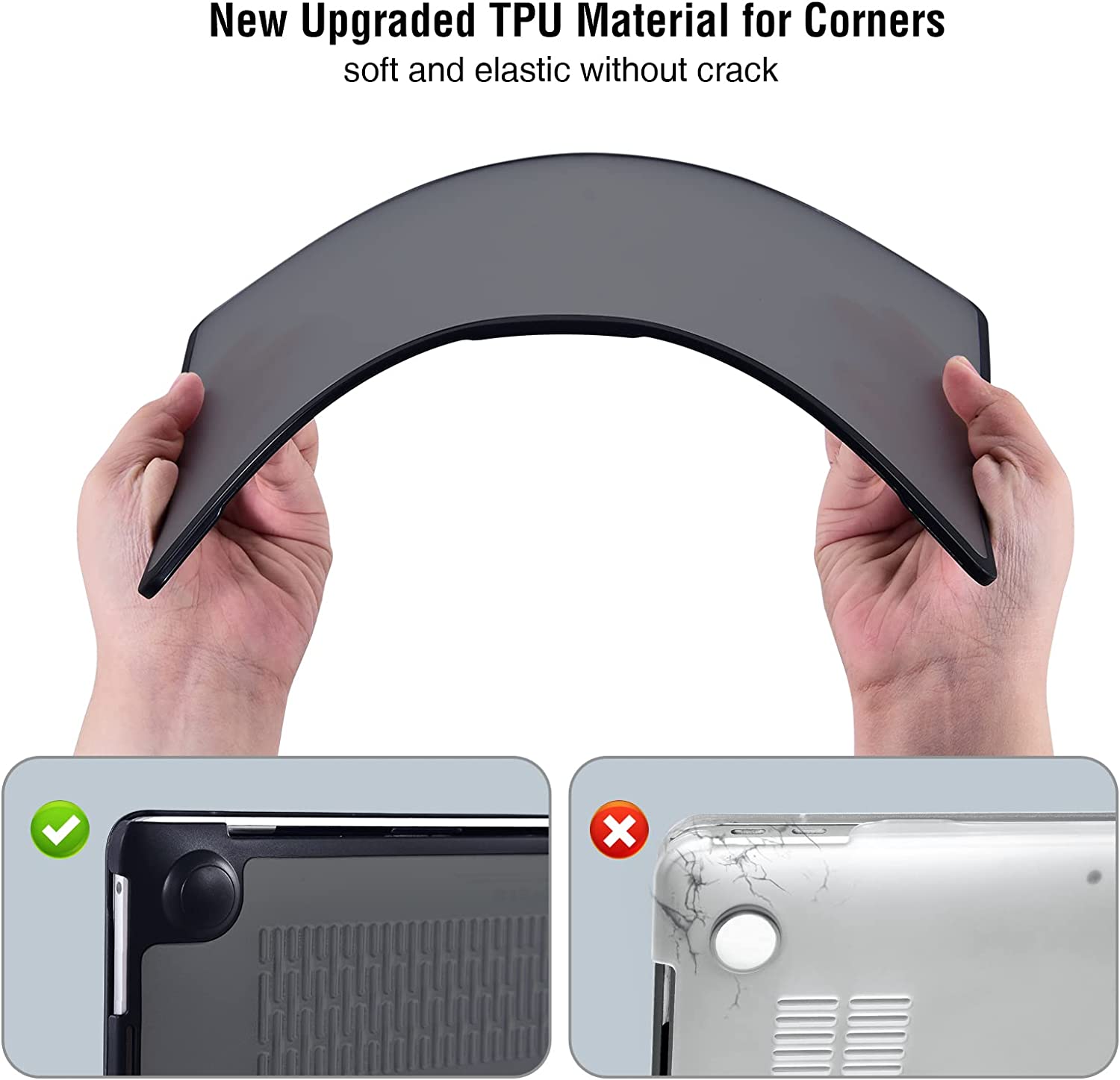 Piili MacBook Air 13 M2 Hardshell Mat Kapak-Titany 6944629153850