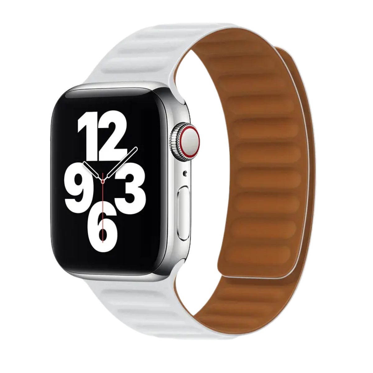 Piili Apple Watch 38-40-41 mm Silikon Kayış Beyaz 6944629154710