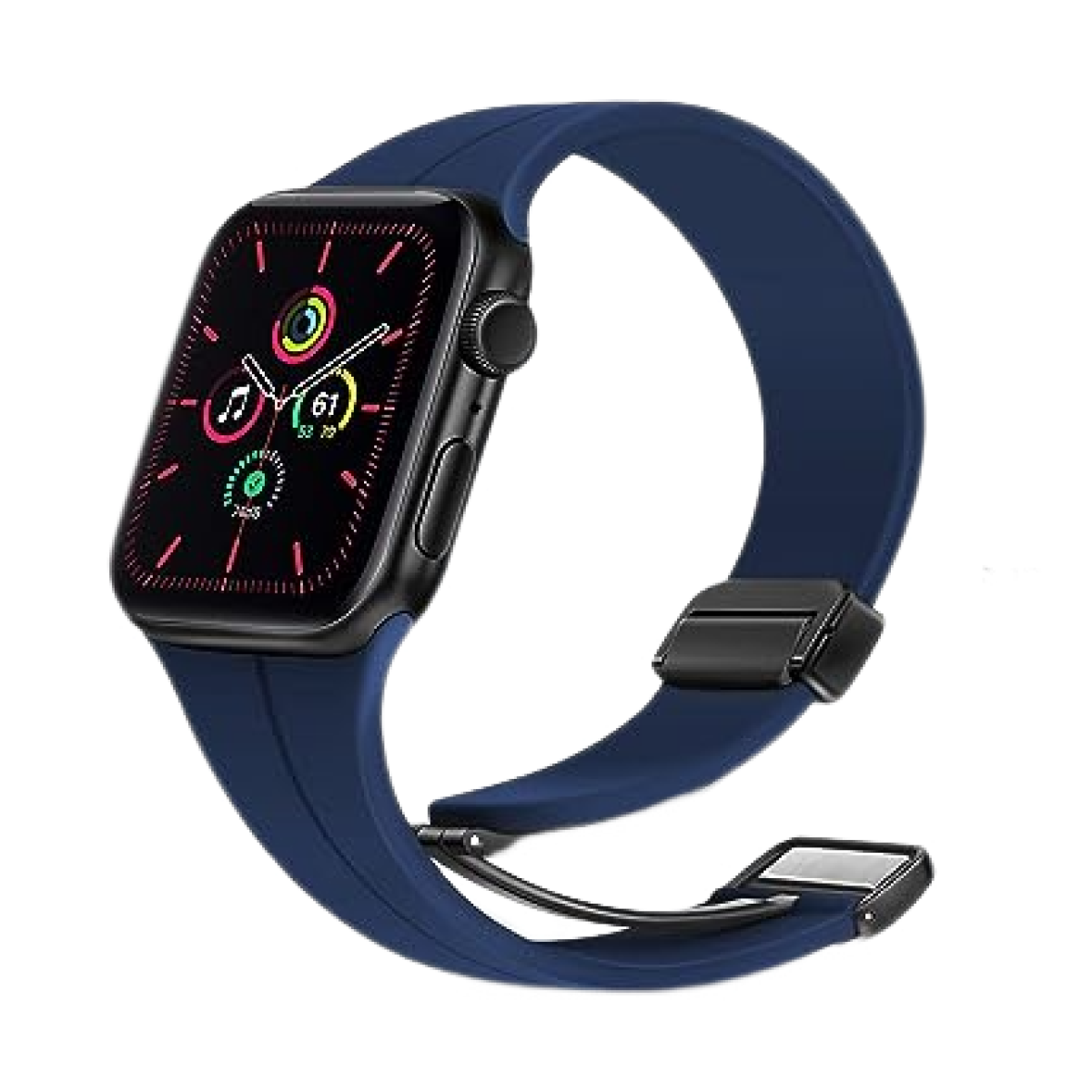 Piili Watch 42-44-45-49 mm Rubber Kayış - Lacivert 6944629154994