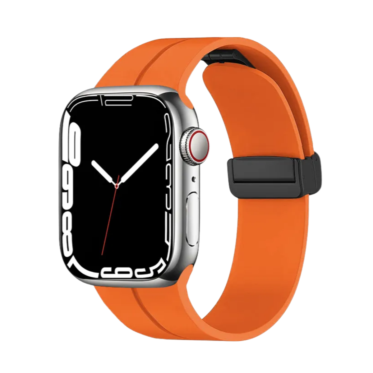 Piili Watch 42-44-45-49 mm Rubber Kayış - Turuncu 6944629155014