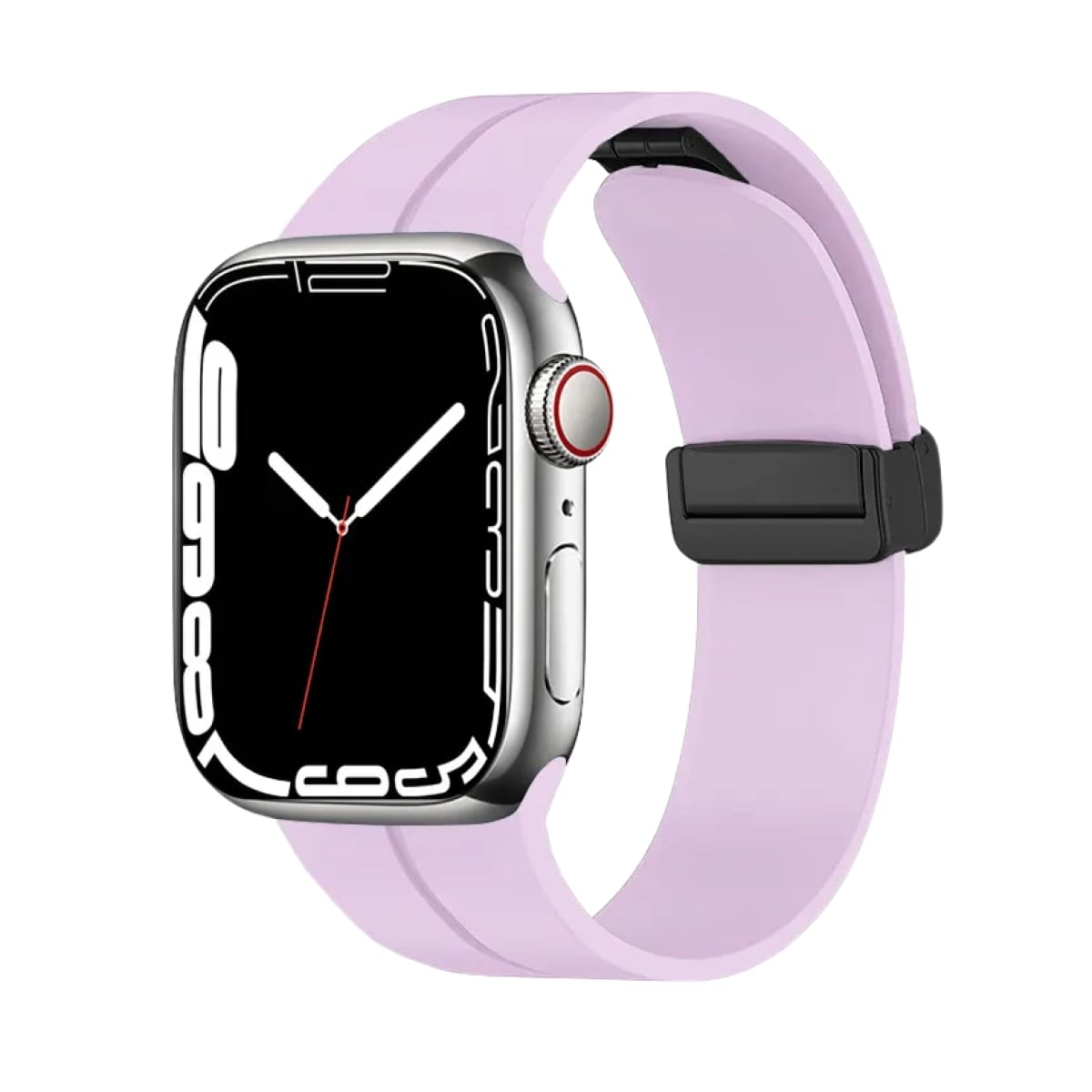 Piili Apple Watch 38-40-41 mm Rubber Kayış- Pembe 6944629155090