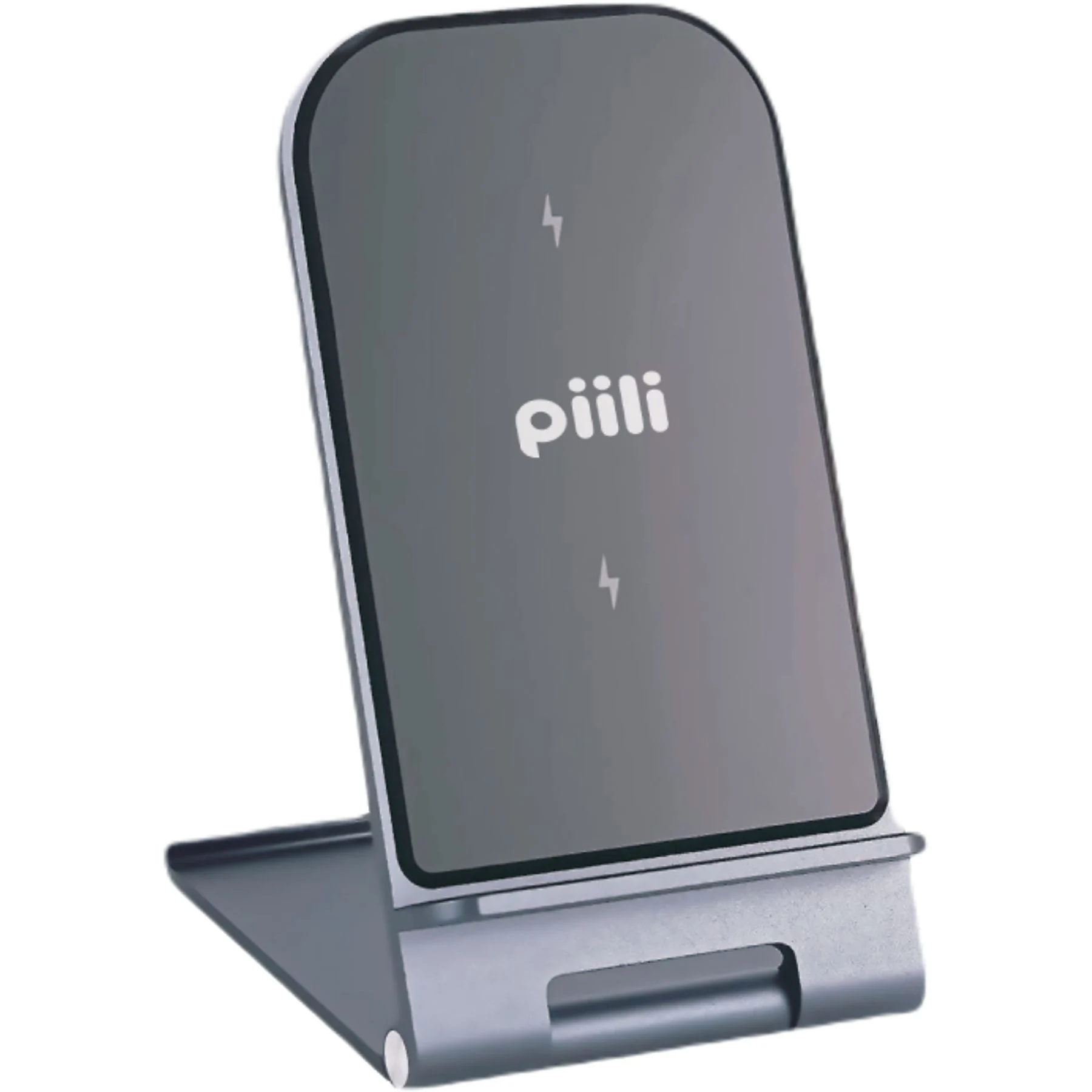Piili Aliminyum Kablosuz Şarj Standı - Beyaz 6944629156394