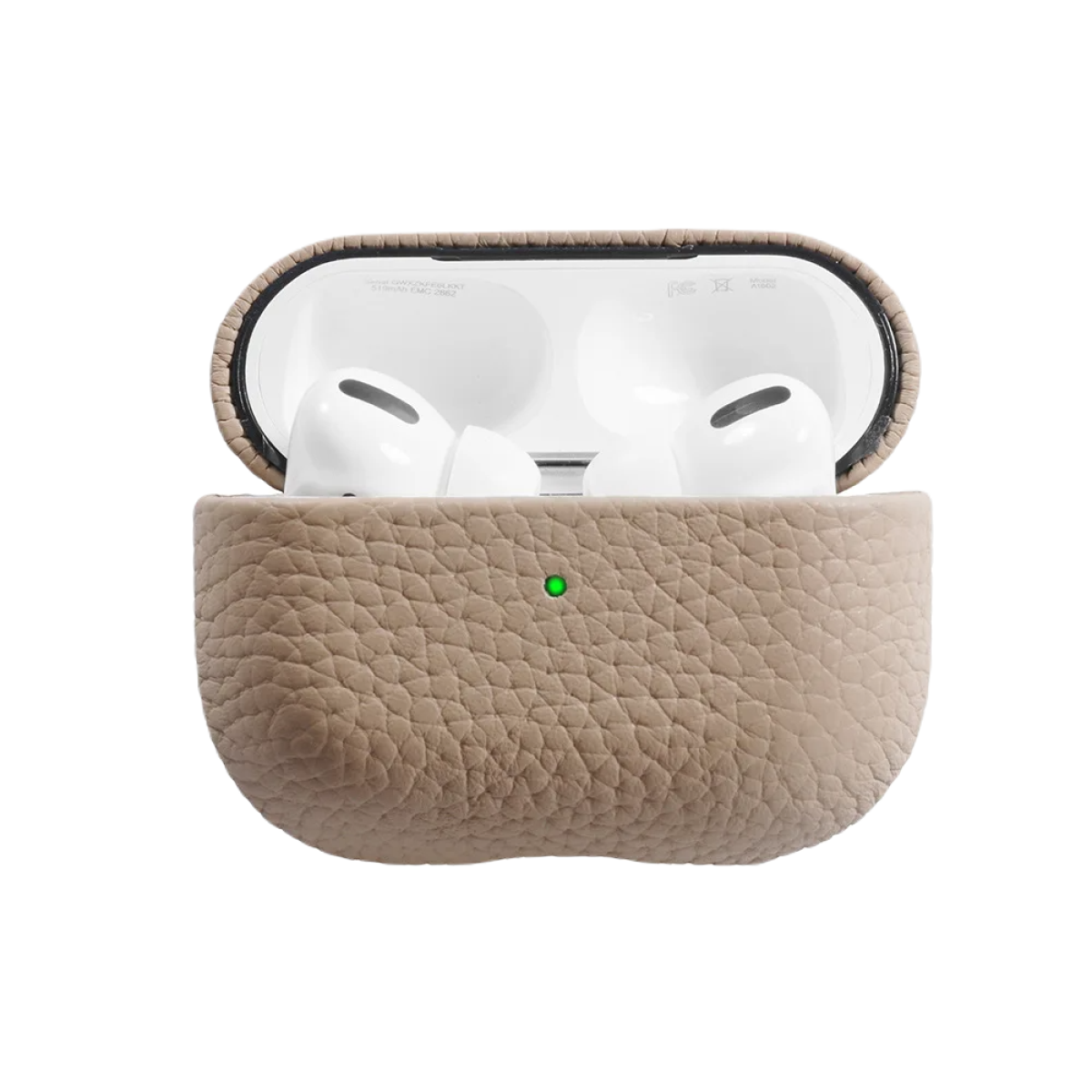 Piili Airpods 3. Nesil Deri Kılıf - Gri 6944629158718