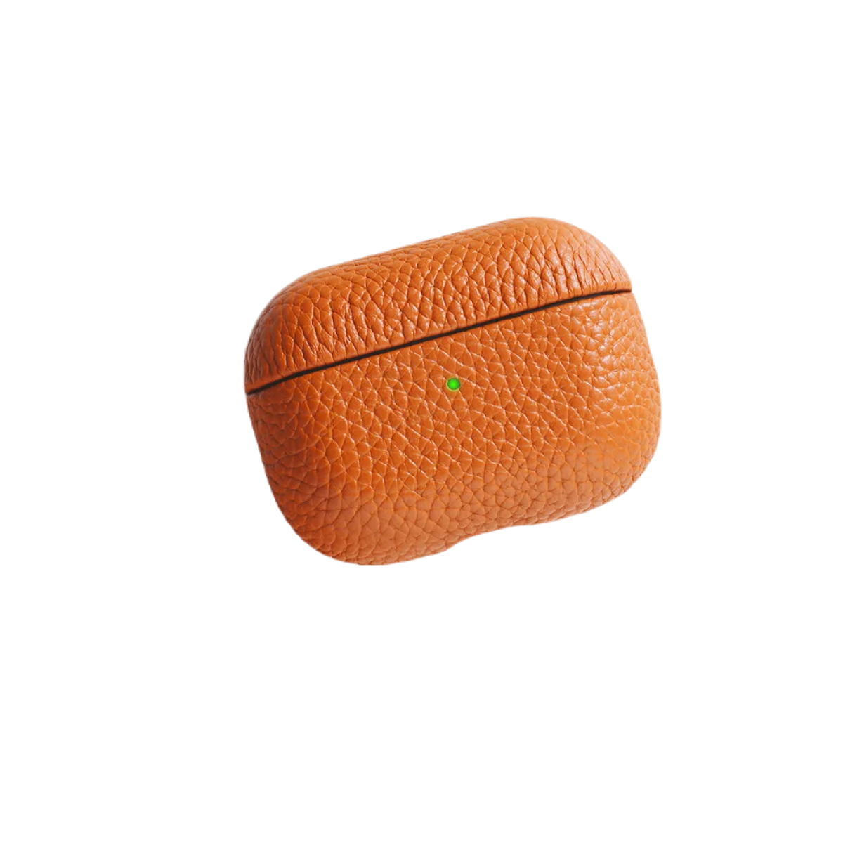 Piili Airpods Pro 2 Deri Kılıf - Turuncu 6944629158756