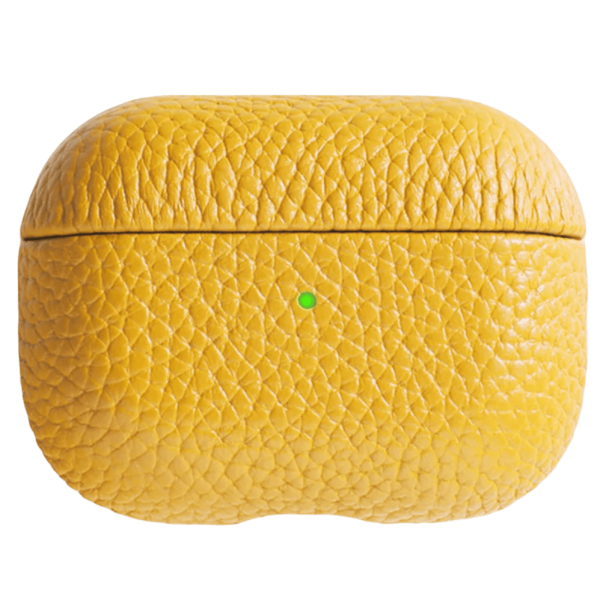 Piili Airpods Pro 2 Deri Kılıf - Sarı 6944629158770