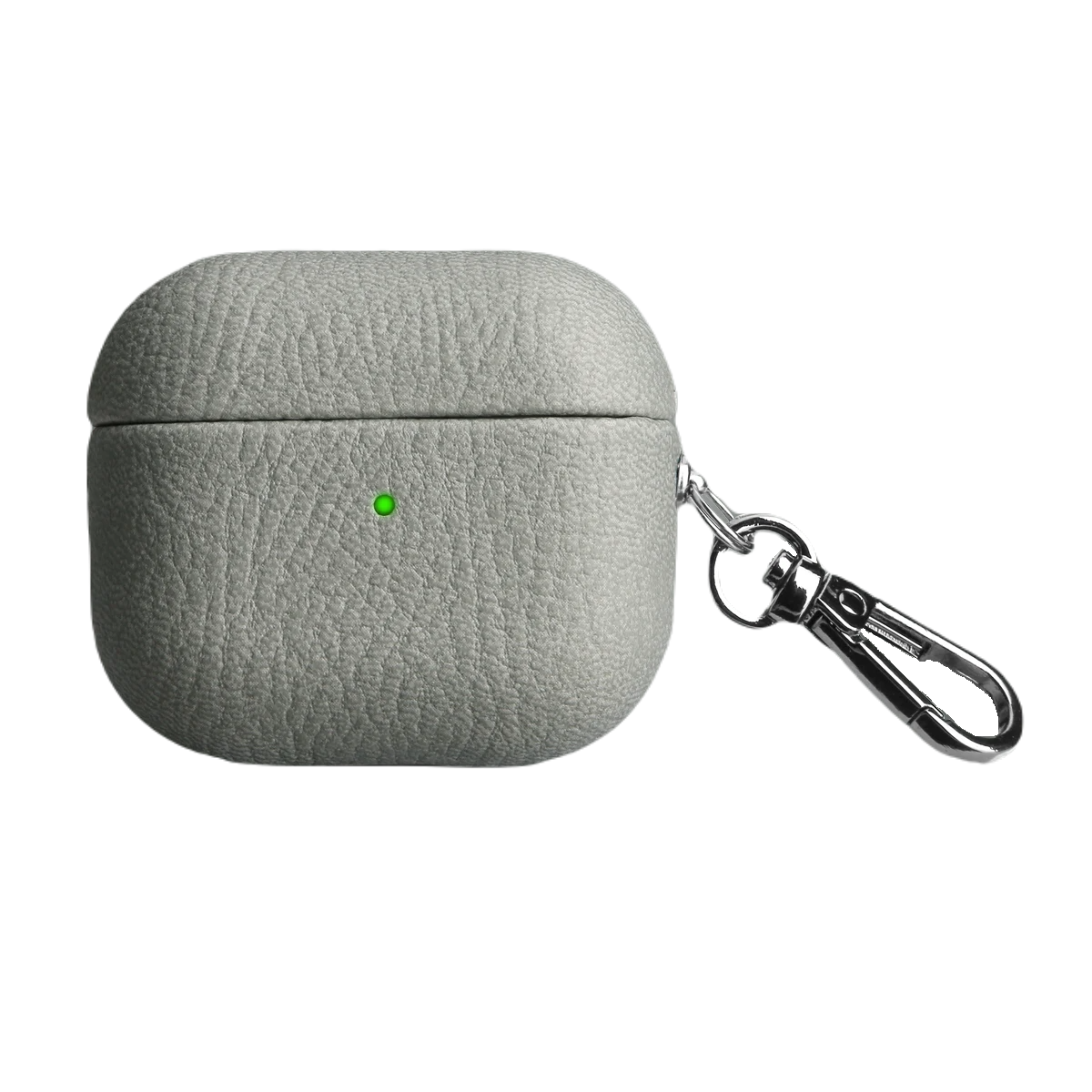 Piili Airpods Pro 2 Deri Kılıf - Gri 6944629158794