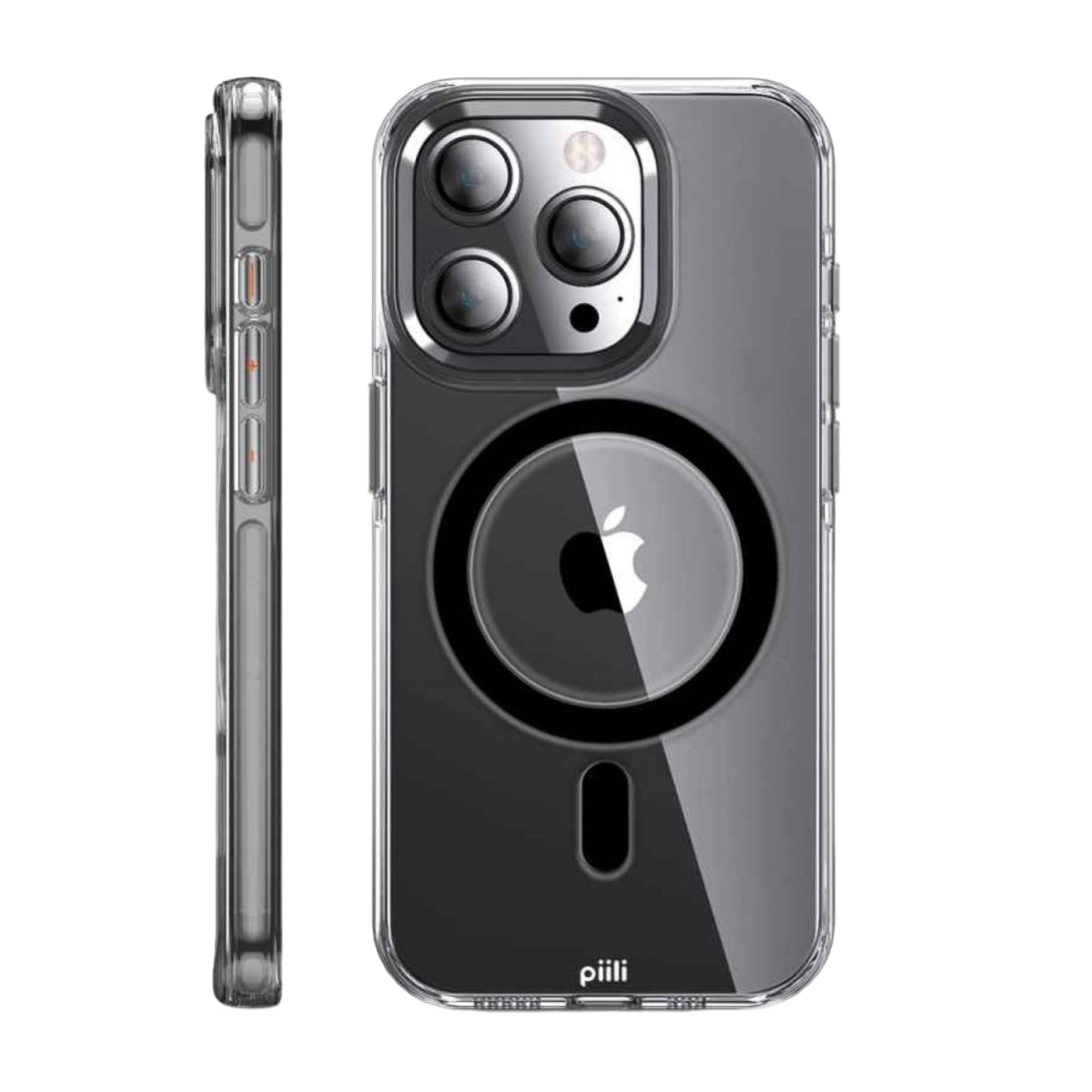 Piili iPhone 15 Pro Max MagSafe Kılıf - Siyah 6944629161770