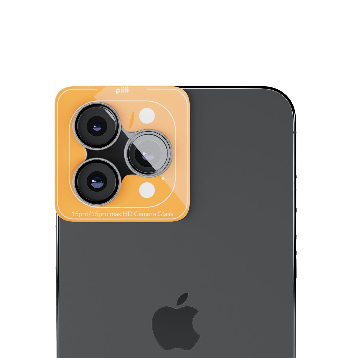Piili iPhone 15 Pro / Max HD Lens - Titanyum 6944629162173