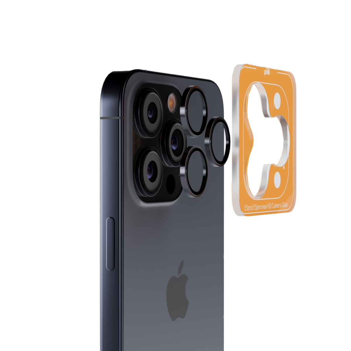 Piili iPhone 15 Pro / Max HD Lens - Mavi 6944629162234