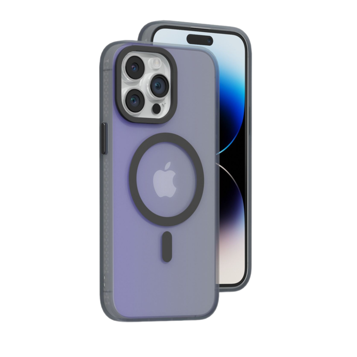 Piili iPhone 15 Pro Neon MagSafe Kılıf - Siyah 6944629163071