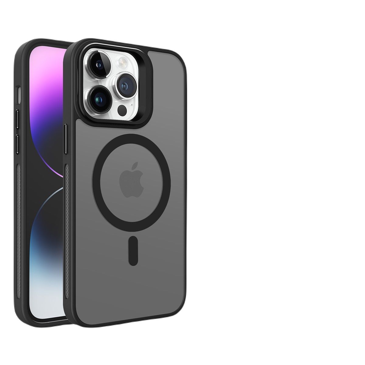 Piili iPhone 15 Pro Metal Bracket  MagSafe - Siyah 6944629163811