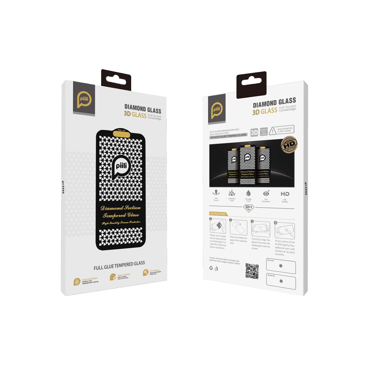 Piili iPhone 16 Pro 10X Askeri Ekran Koruyucu 6944629185493