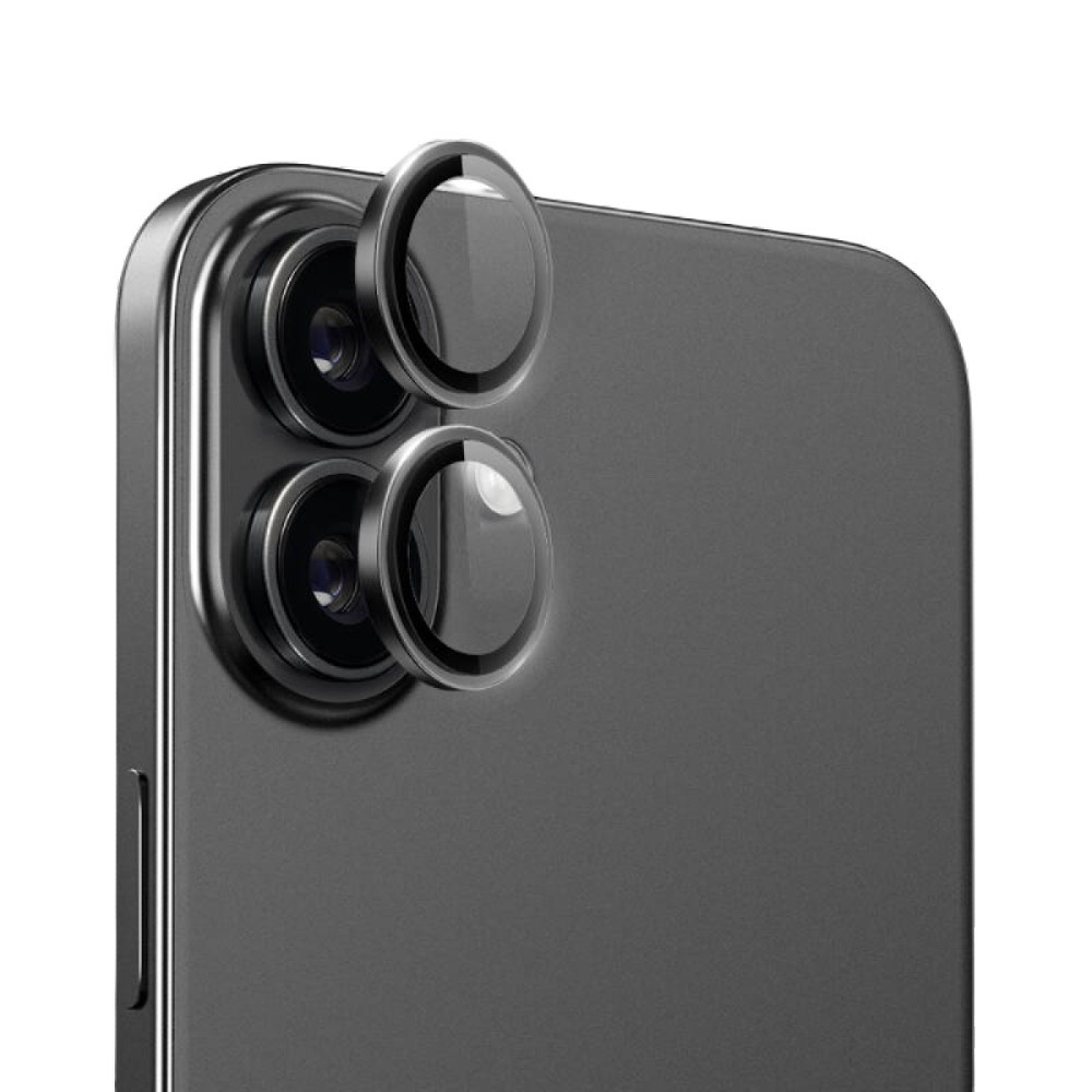 Piili iPhone 16/16 Plus Safir Lens Koruyucu Siyah 6944629185738