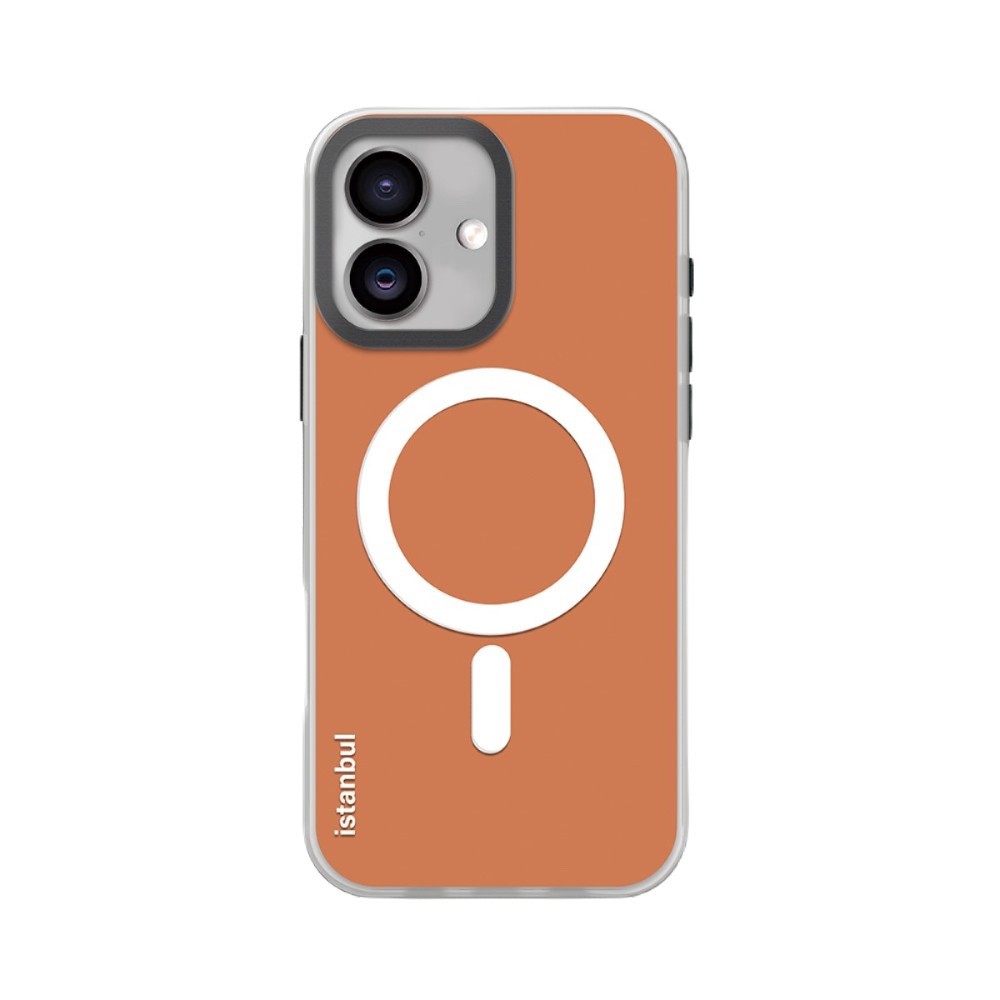 Piili iPhone 16 Phantom Magsafe Kılıf Turuncu 6944629186438