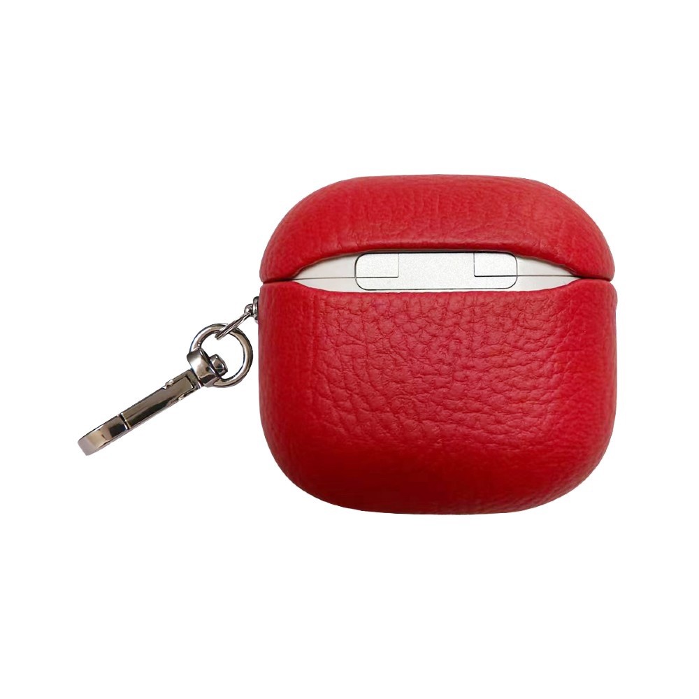 Piili Airpods 4.Nesil Leather Case - Kırmızı 6944629187350
