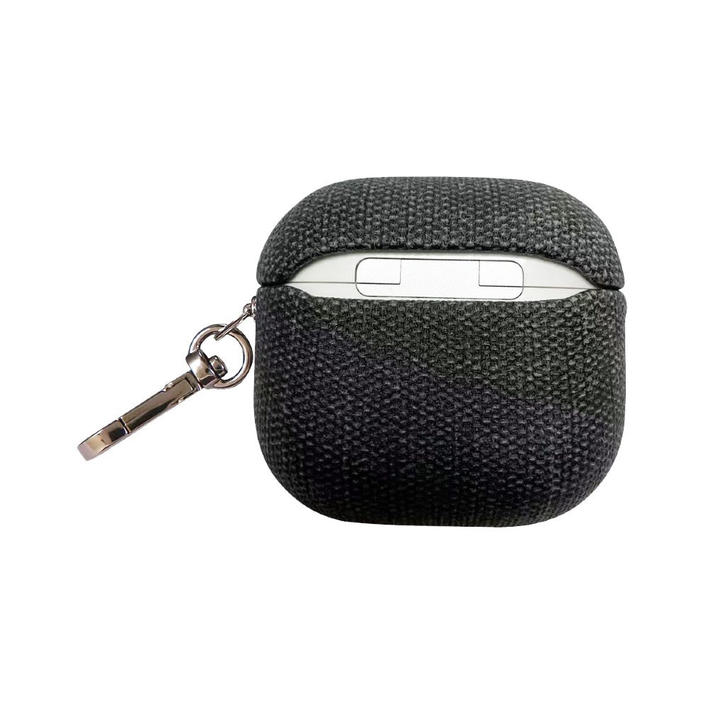 Piili Airpods 4.Nesil Kumaş Kılıf - Siyah 6944629187398