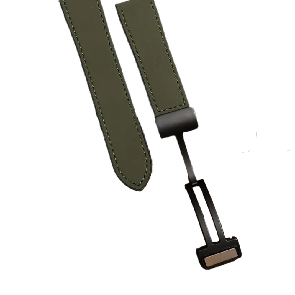 Piili Watch 42-44-45-46-49mm Deri Kayış Haki Yeşil 6944629187695