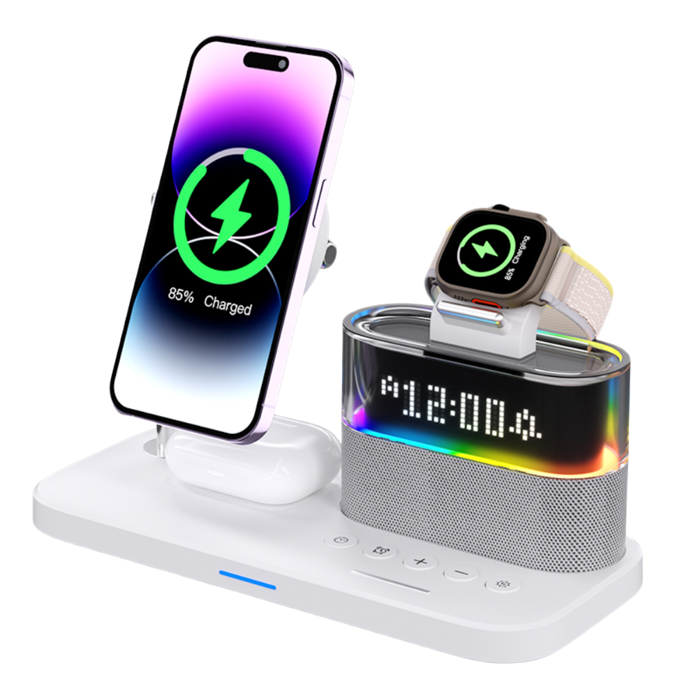 Piili 20W qi2 3 İn 1 Wi-Fi Şarj İstasyonu - Beyaz 6944629189057