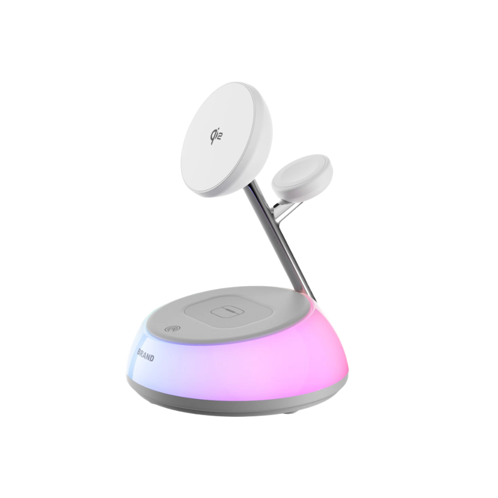 Piili qi2 20W 3 İn 1 Swan Wirelles Şarj İstasyonu 6944629189071