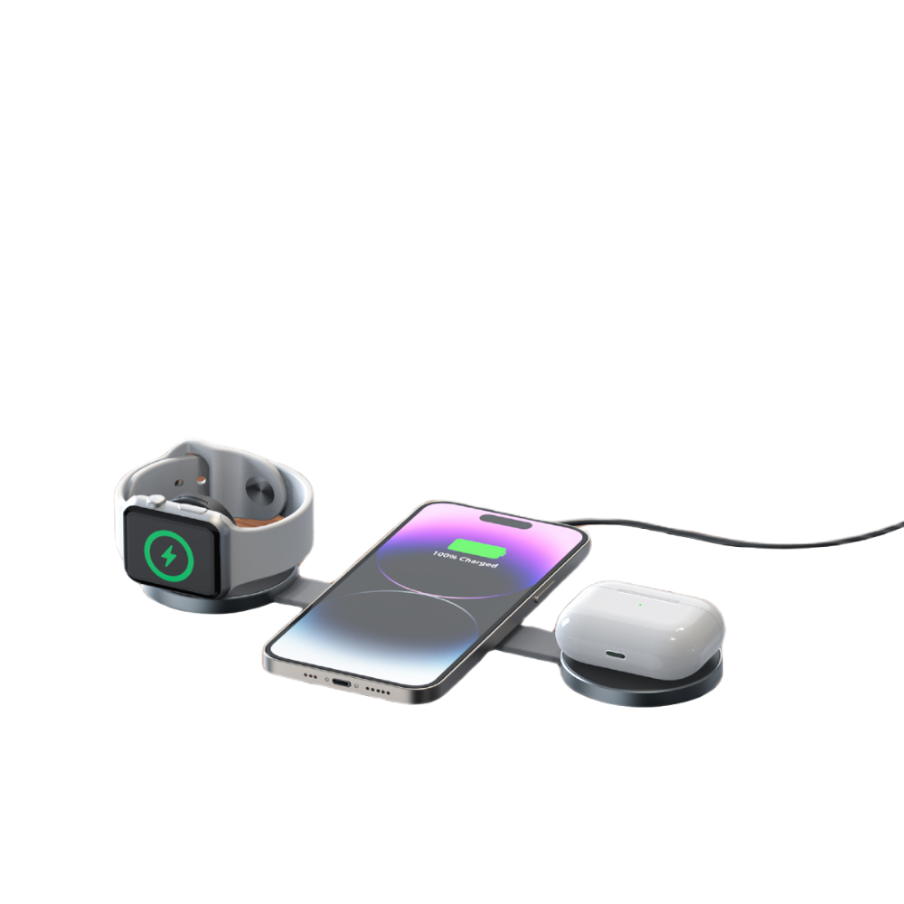 Piili 15W 3 İn 1 Katlanabilir Sarj İstasyonu 6944629189095