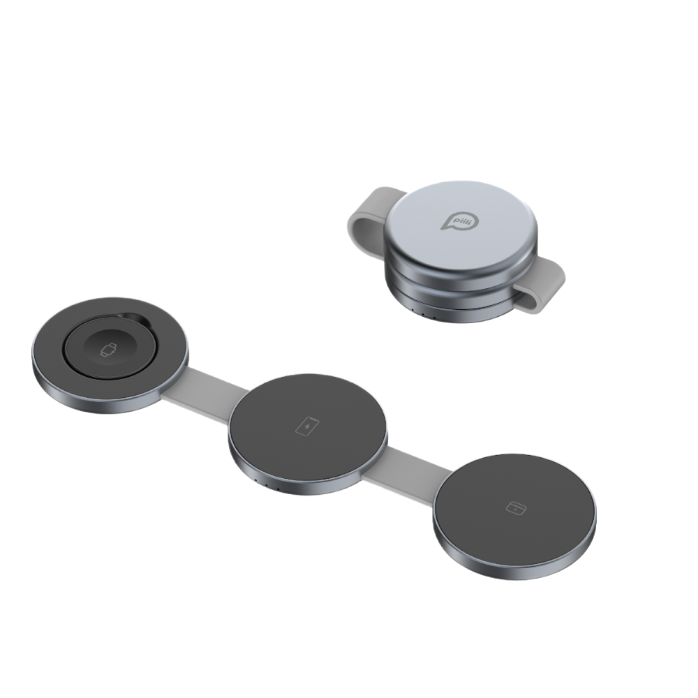 Piili 15W 3 İn 1 Katlanabilir Sarj İstasyonu 6944629189095