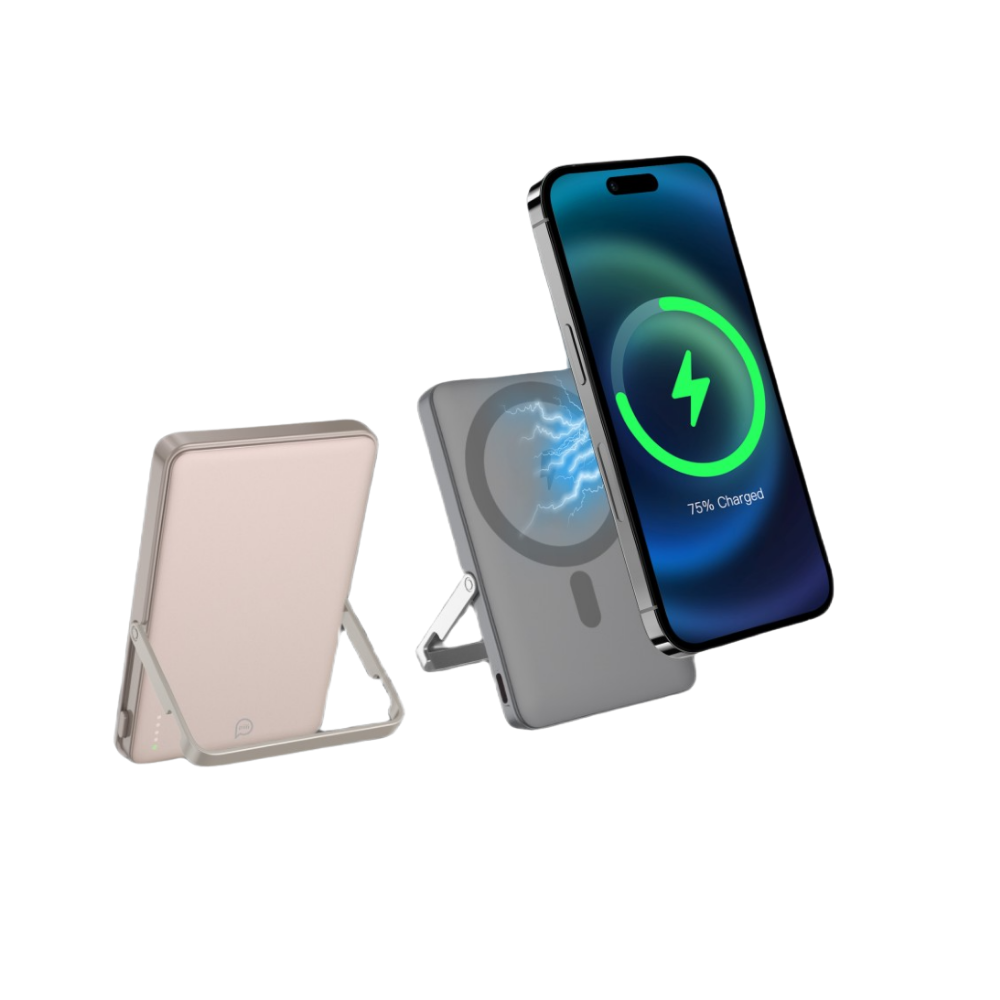 Piili Standlı MagSafe Powerbank 5.000 Mah Gold 6944629189538