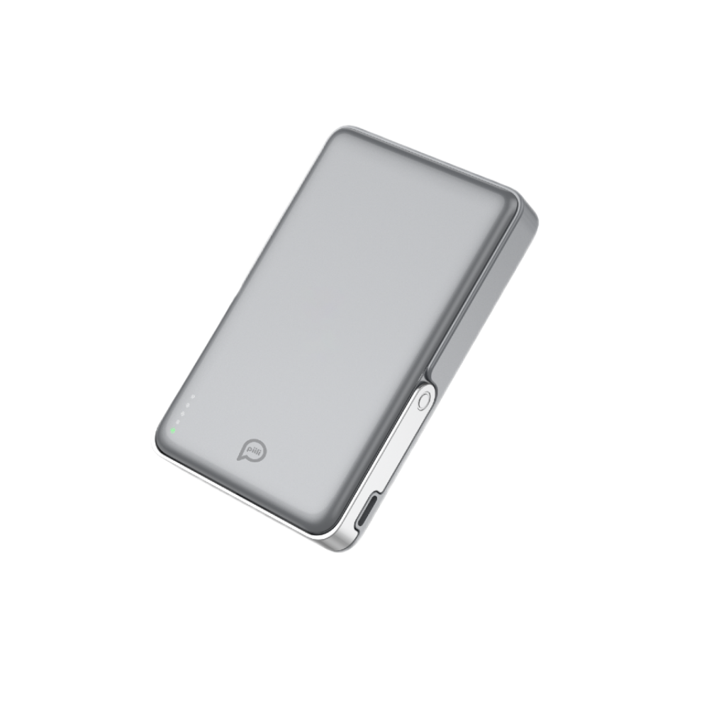 Piili Standlı MagSafe Powerbank 10.000 Mah Grey 6944629189576