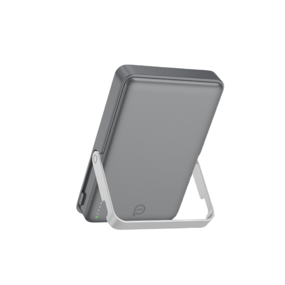 Piili Standlı MagSafe Powerbank 10.000 Mah Grey 6944629189576
