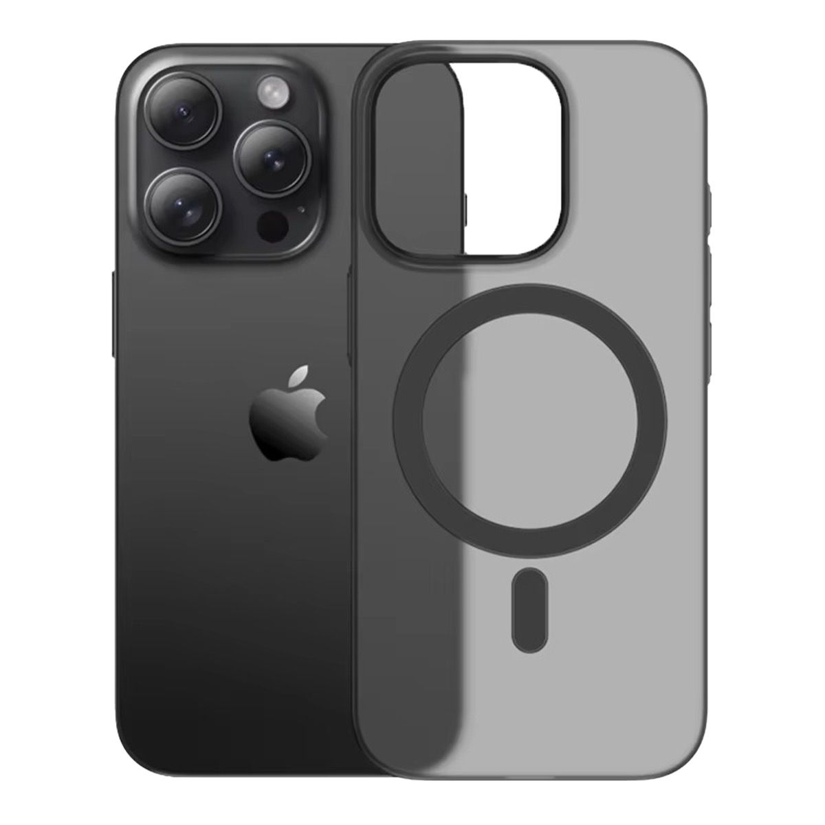 Piili iPhone 16 Pro Kılıf Magsafe 0,4mm Mat Beyaz 6944629190558