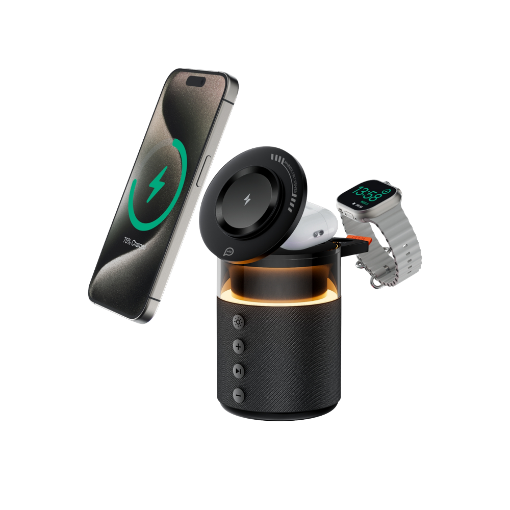 Piili Wireless Charging Station P-WRL1 Siyah 6944629191692