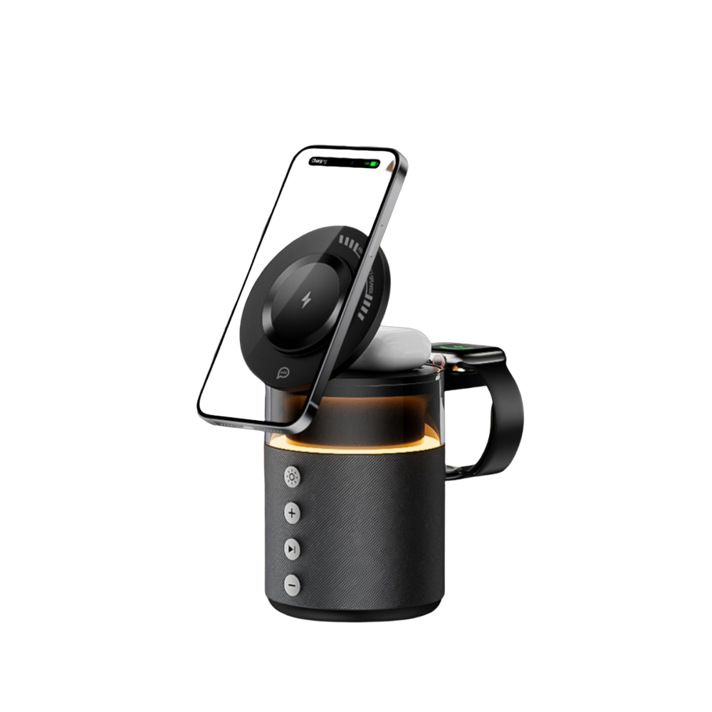 Piili Wireless Charging Station P-WRL1 Siyah 6944629191692