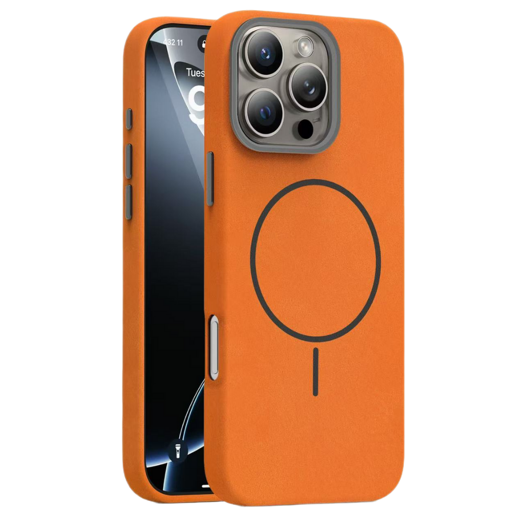 Piili iPhone 16 Pro Max Soft Magsafe Kılıf Turuncu 6944629194211